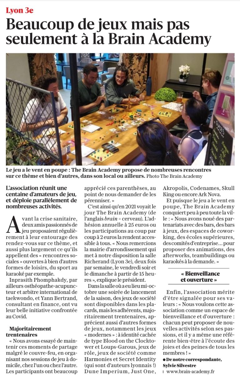 Article le Progrès - 26 oct 2024